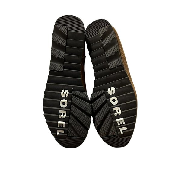 Sorel Womens Brown Waterproof Leather Ankle Boots With Side Zippers - Size 10 - Picture 12 of 12